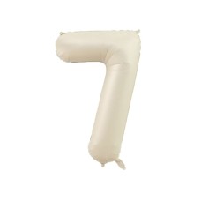75 Cm 7 Krem Renk Folyo Balon