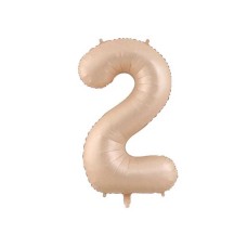 75 Cm 2 Karamel Renk Folyo Balon