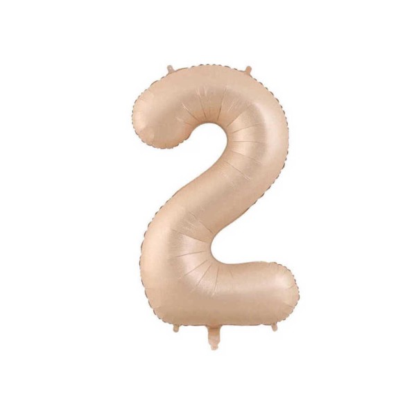 75 Cm 2 Karamel Renk Folyo Balon