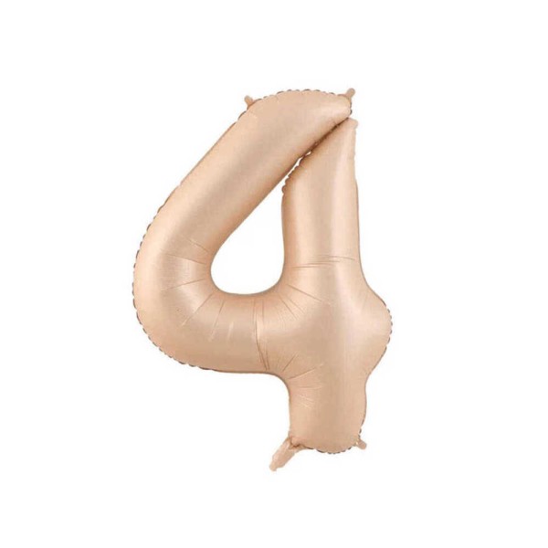 75 Cm 4 Karamel Renk Folyo Balon