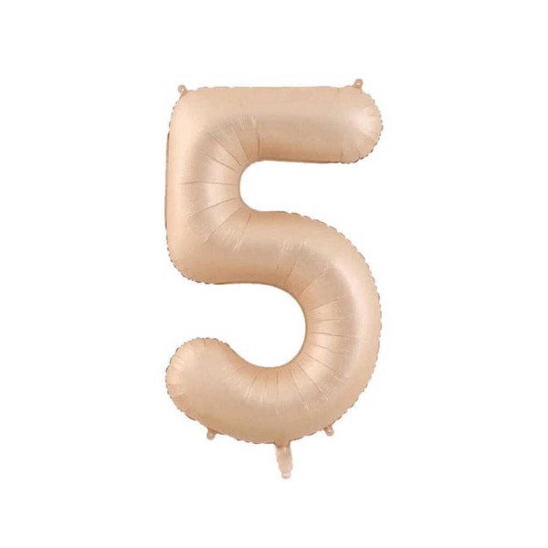 75 Cm 5 Karamel Renk Folyo Balon
