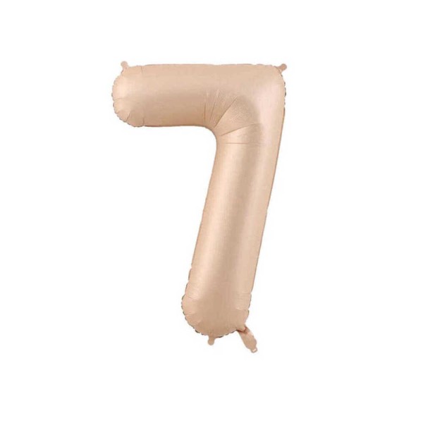 75 Cm 7 Karamel Renk Folyo Balon