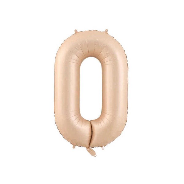 75 Cm 0 Karamel Renk Folyo Balon