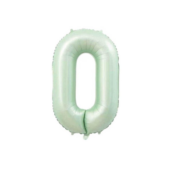 75 Cm 0 Mint Renk Folyo Balon