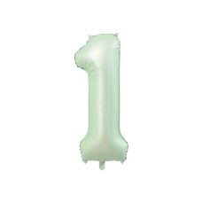 75 Cm 1 Mint Renk Folyo Balon