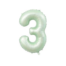 75 Cm 3 Mint Renk Folyo Balon