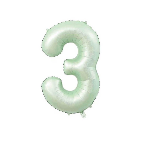 75 Cm 3 Mint Renk Folyo Balon