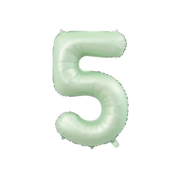 75 Cm 5 Mint Renk Folyo Balon