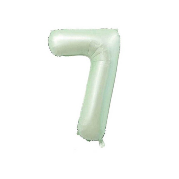 75 Cm 7 Mint Renk Folyo Balon