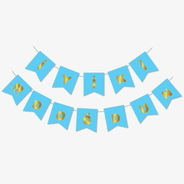 Mavi Gold İyi Kİ Doğdun Banner