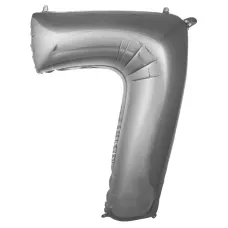 7 Gümüş 100 cm Folyo Balon