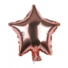 Rose Gold Yıldız Folyo Balon 40 cm