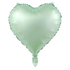 Mint Kalp Folyo Balon 40 Cm