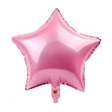 Pembe Yıldız Folyo Balon 40 cm