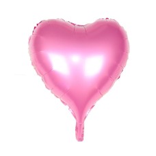 Pembe Kalp Folyo Balon 40 Cm
